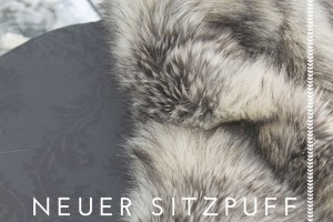 Neuer Sitzpuff & Kuscheldecke passend zum Kuschelwetter