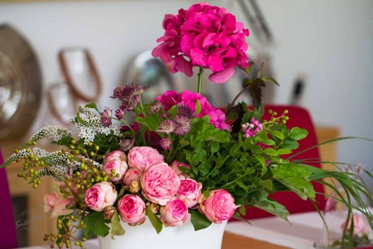 Friday Flowerday – Experiment: Mein 1. Centerpiece