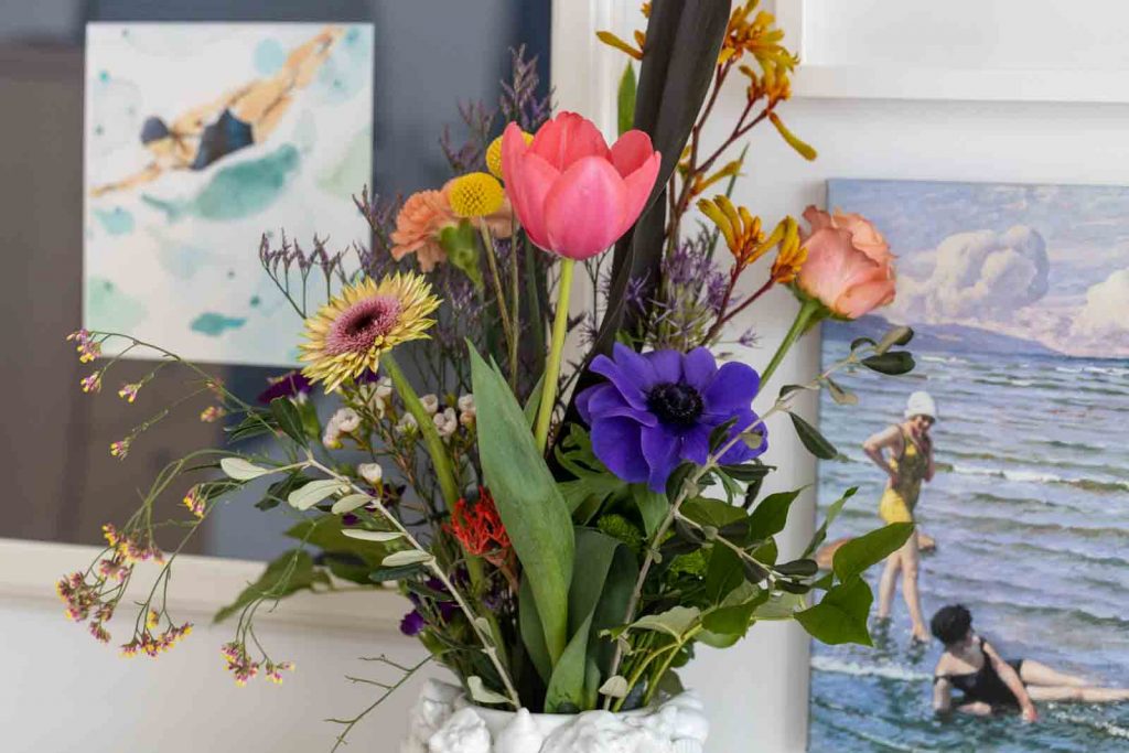 Sandra Dirks - FlowerFriday mit buntem Blumenstrauß Detail