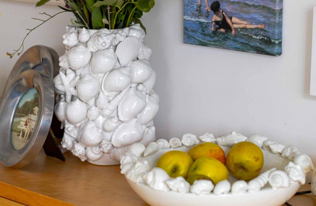 Sandra Dirks - FlowerFriday mit Muschelvase und Muschelschale